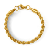Rope Armband 5mm - Gold