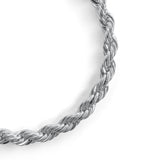 Rope Armband 5mm - Silber